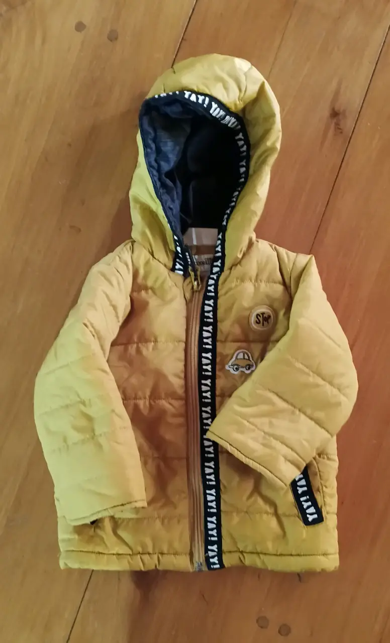 Chaqueta impermeable amarilla infantil - 2