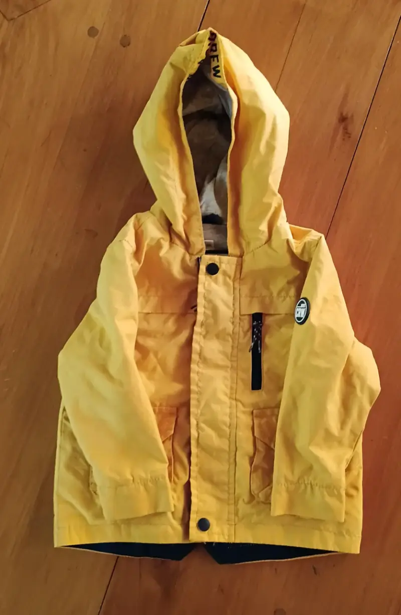 Chaqueta impermeable amarilla infantil - 3