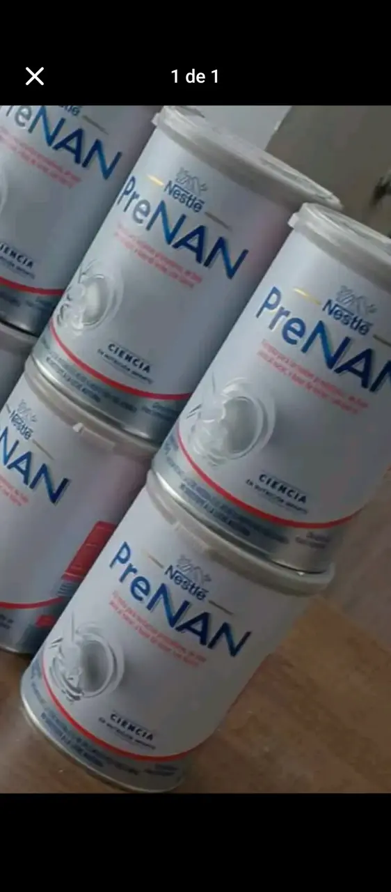 Leche en polvo PreNAN Nestlé