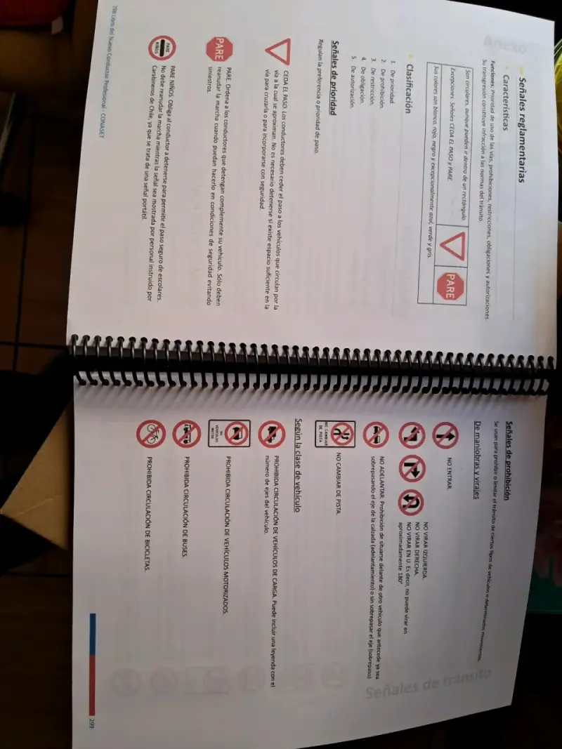 Libro de Conductor Profesional Chile - 4