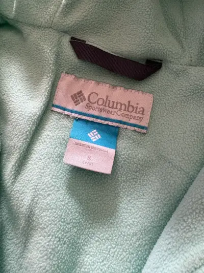 Chaqueta Columbia turquesa con capucha - miniatura 2