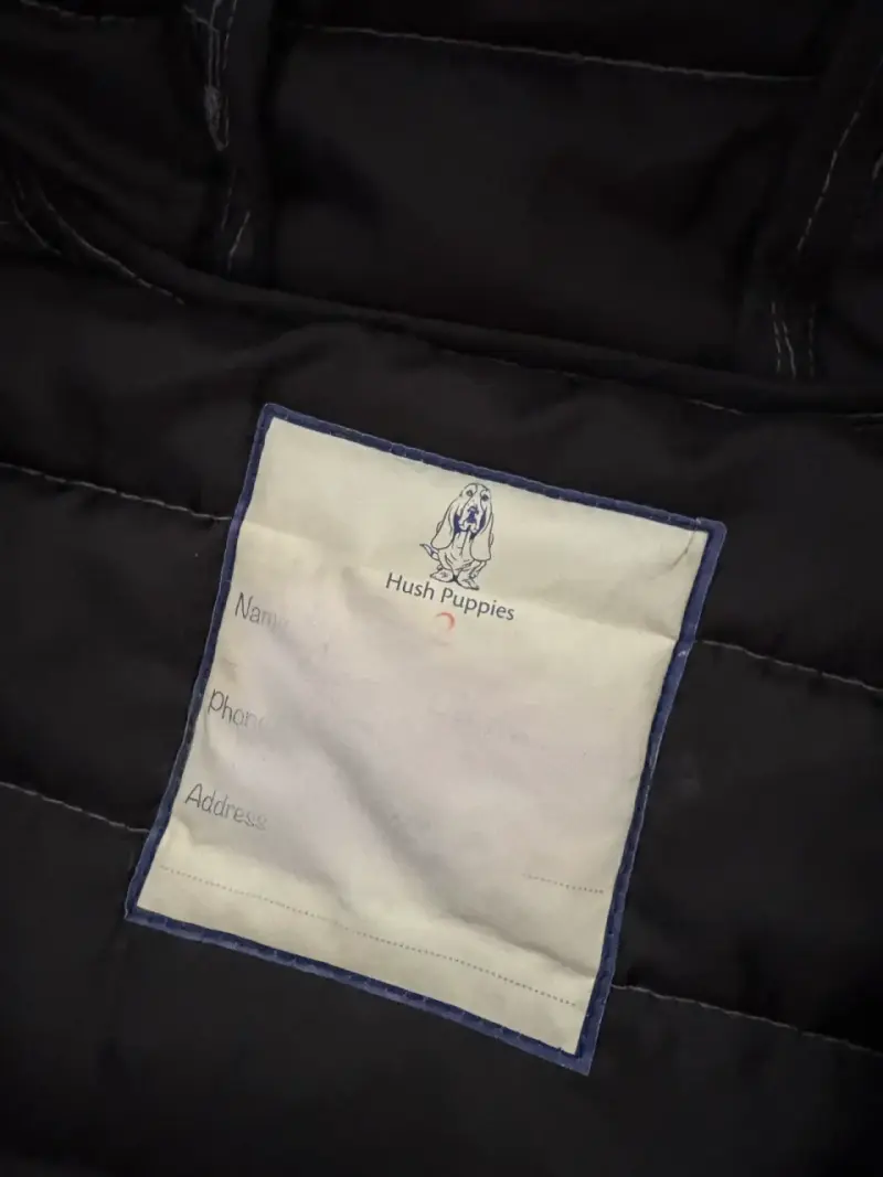 Chaqueta inflada gris con capucha - 2