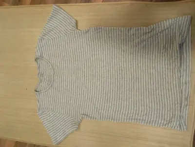 Polera rayada gris GAP - miniatura 2