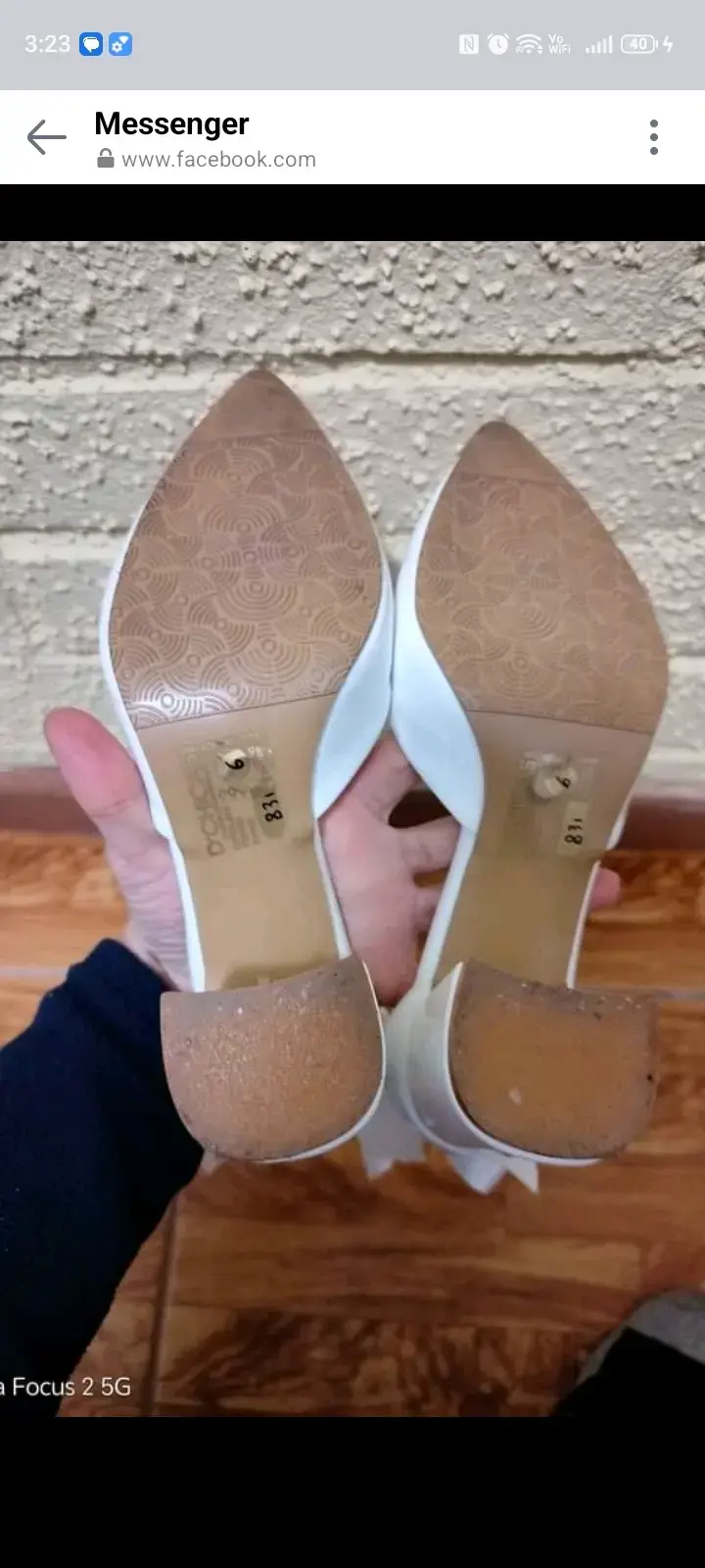 Zapatos de taco alto blancos - 4