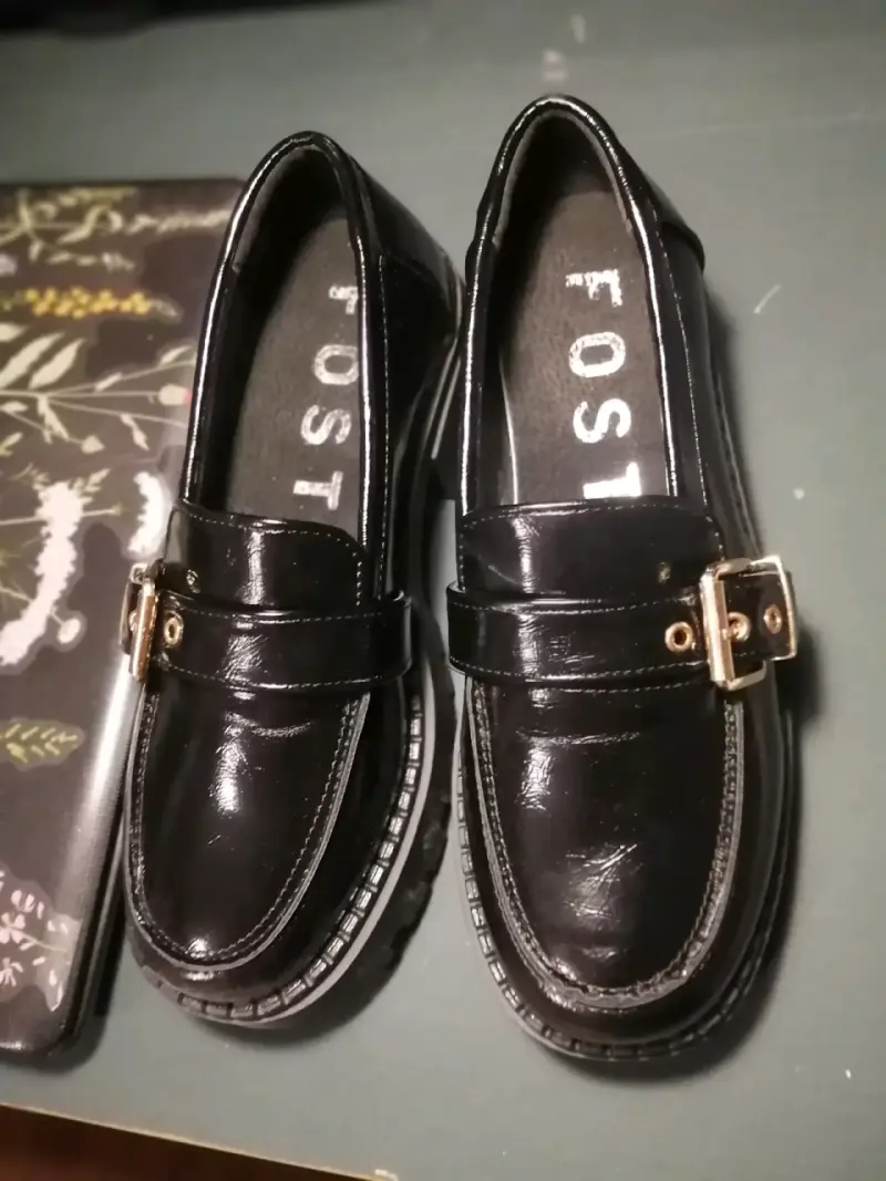Zapatos de charol negros Foster - 3