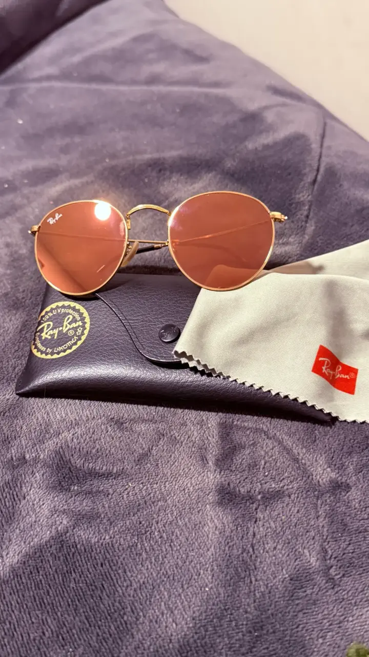 Gafas de sol Ray-Ban doradas - 1