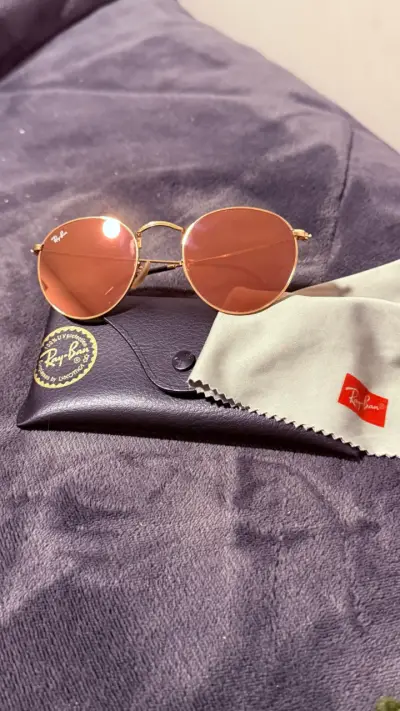 Gafas de sol Ray-Ban doradas - miniatura 1