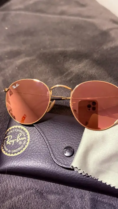 Gafas de sol Ray-Ban doradas - miniatura 3