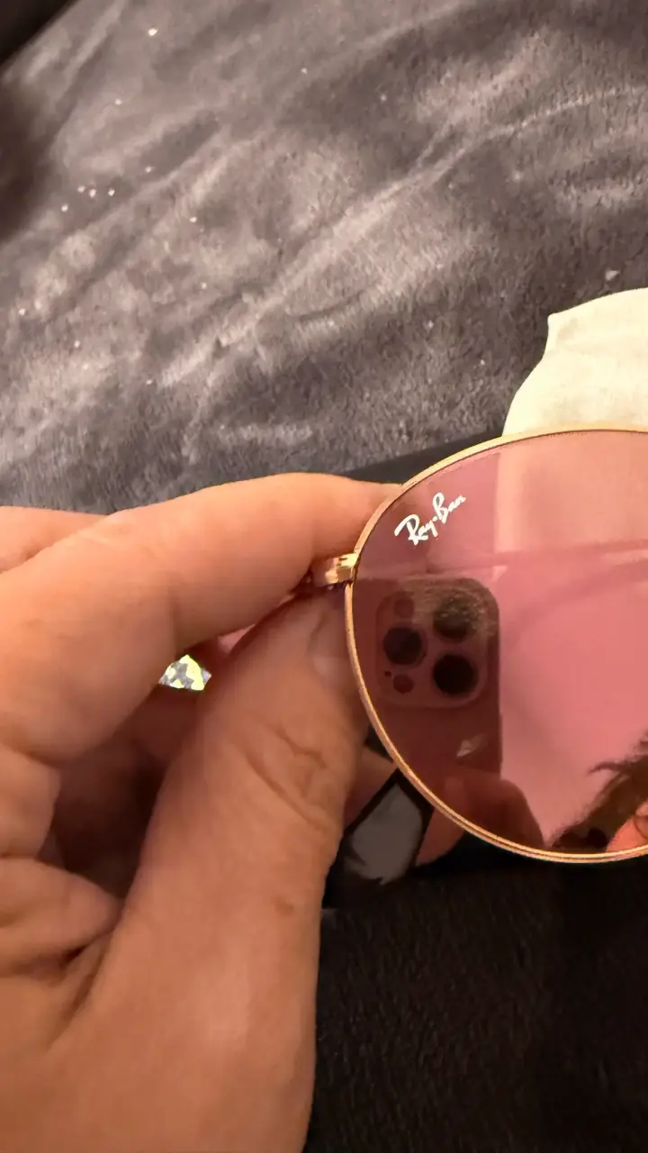 Gafas de sol Ray-Ban doradas - 4