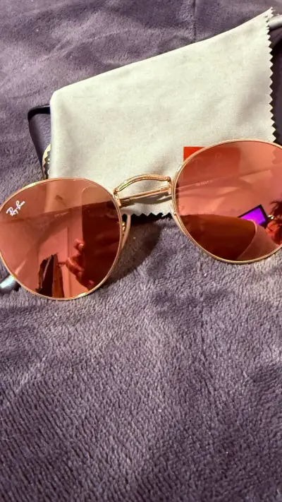 Gafas de sol Ray-Ban doradas - miniatura 5