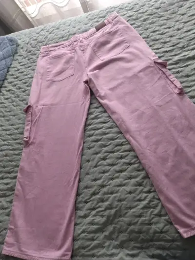Pantalones cargo rosa mujer - miniatura 3