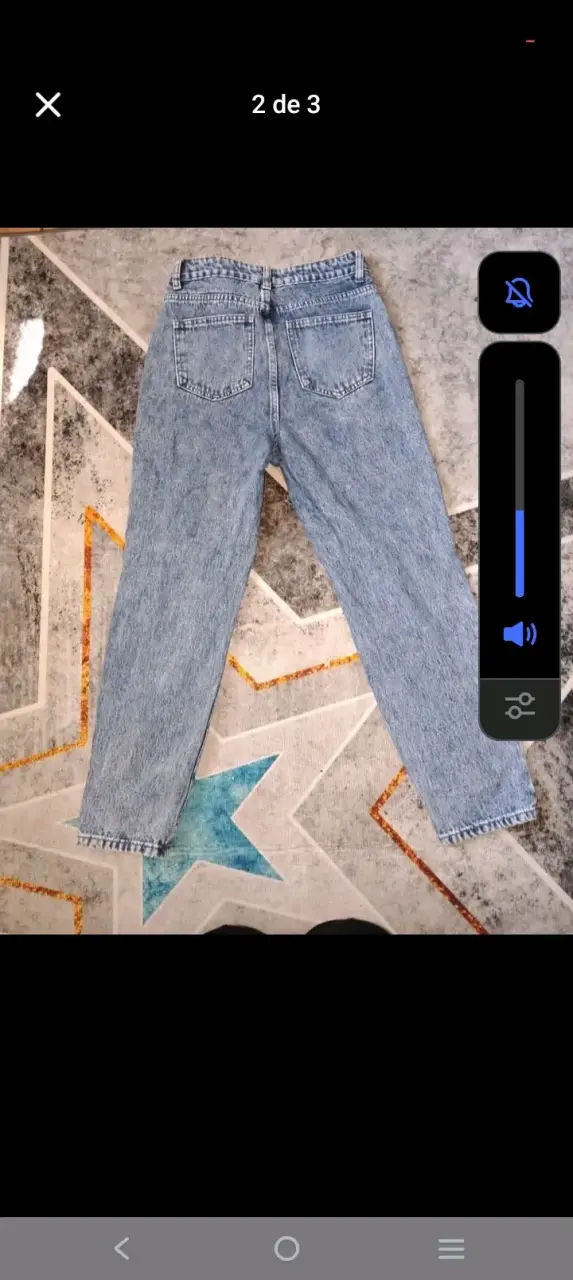 Jeans azul desgastados unisex - 3