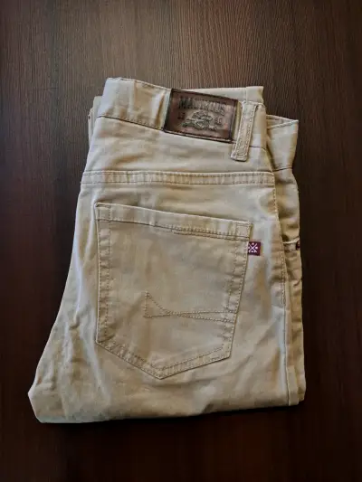 Pantalones beige casuales - miniatura 1