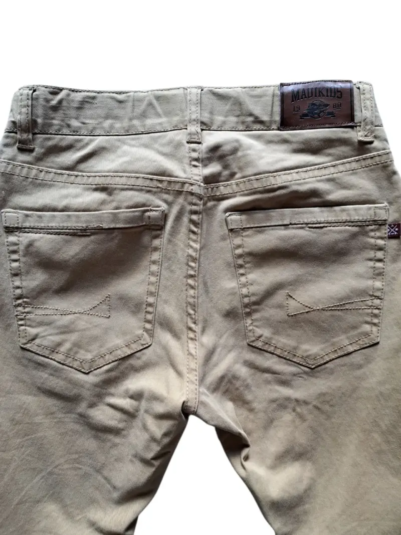 Pantalones beige casuales - 2