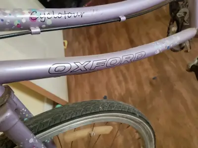 Bicicleta morada para adulto - miniatura 4