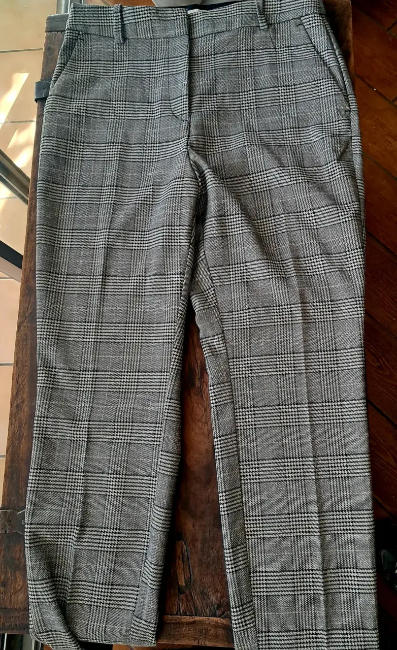 Pantalones de vestir a cuadros hym - 3