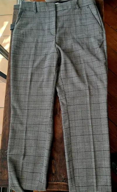 Pantalones de vestir a cuadros hym - miniatura 3