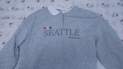 Poleron gris Seattle - miniatura 1