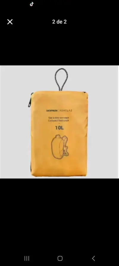 MOCHILA FORCLAZ PEGABLE 10L - miniatura 2