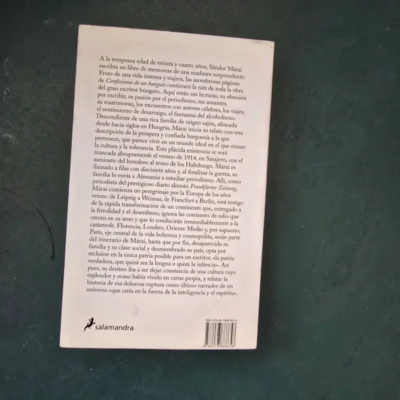 Libro Confesiones de un burgués - 2