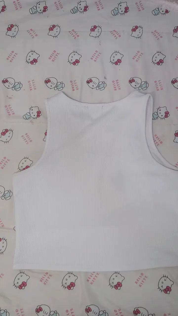 Polera sin mangas blanca - 2