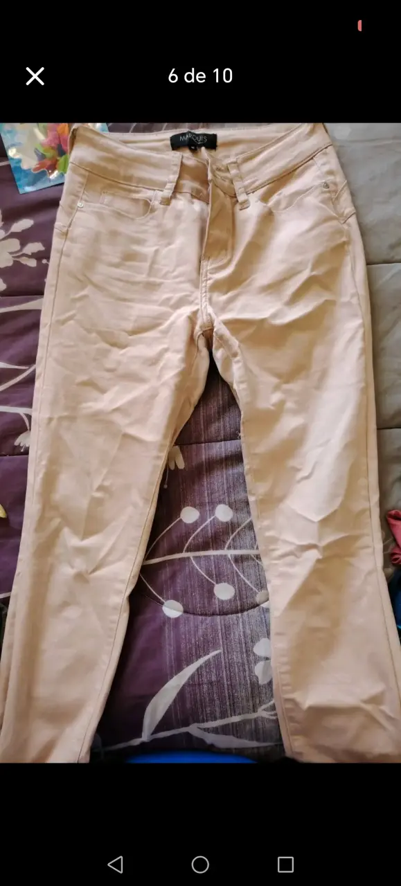 Pantalones beige Marquis