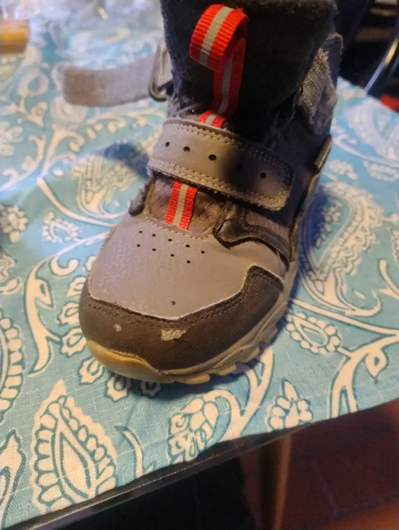 Zapato infantil deportivo gris - 5