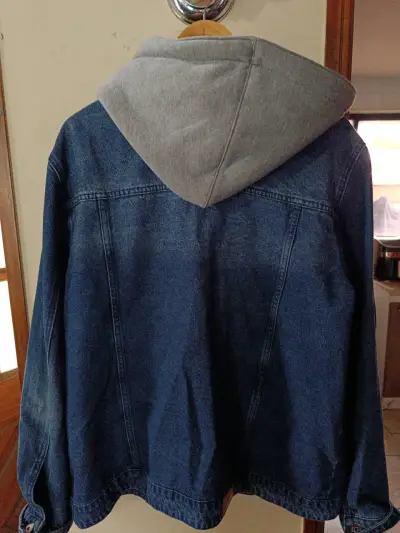 Chaqueta mezclilla con capucha XL - miniatura 4