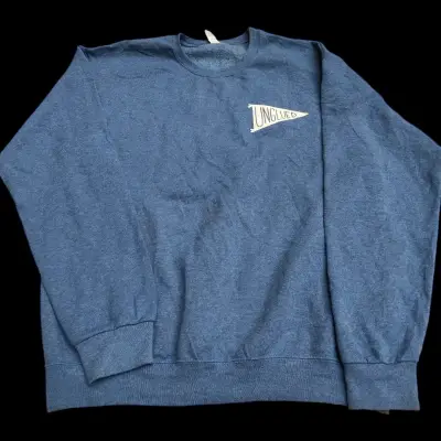 Polerón azul con estampado pequeño - miniatura 1