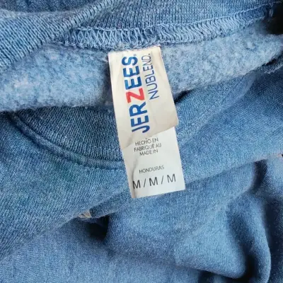 Polerón azul con estampado pequeño - miniatura 3