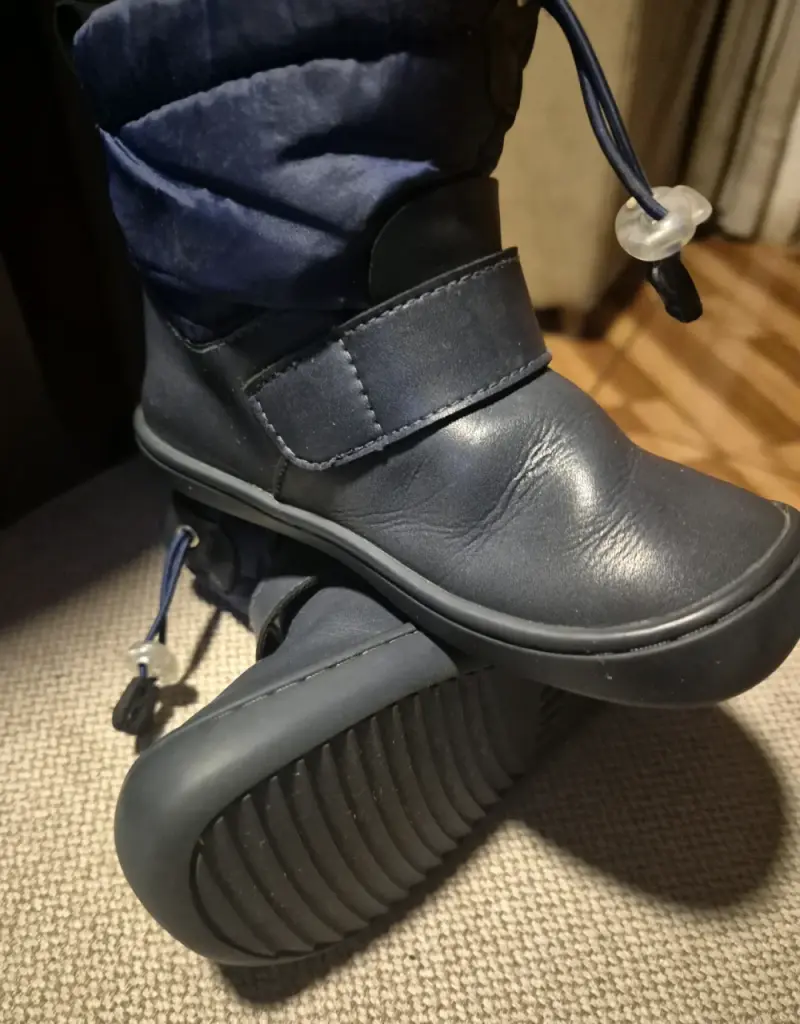 Botas infantiles azul marino - 4