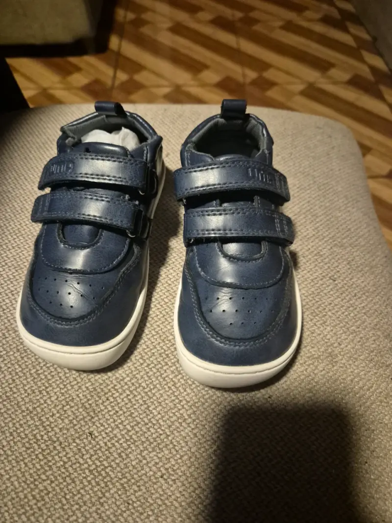Zapatos niño azul con velcro - 1