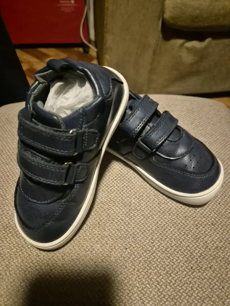 Zapatos niño azul con velcro - 5