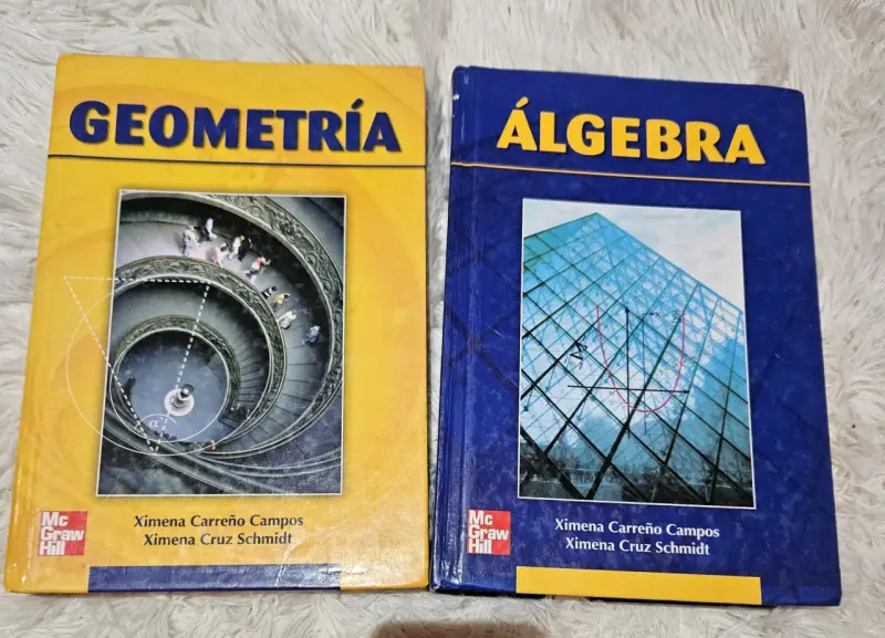 2 Libros de Geometría y Álgebra