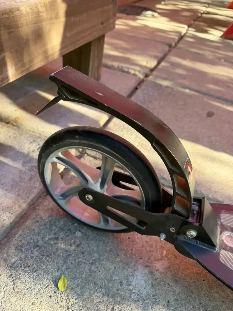 Scooter plegable negro - 4