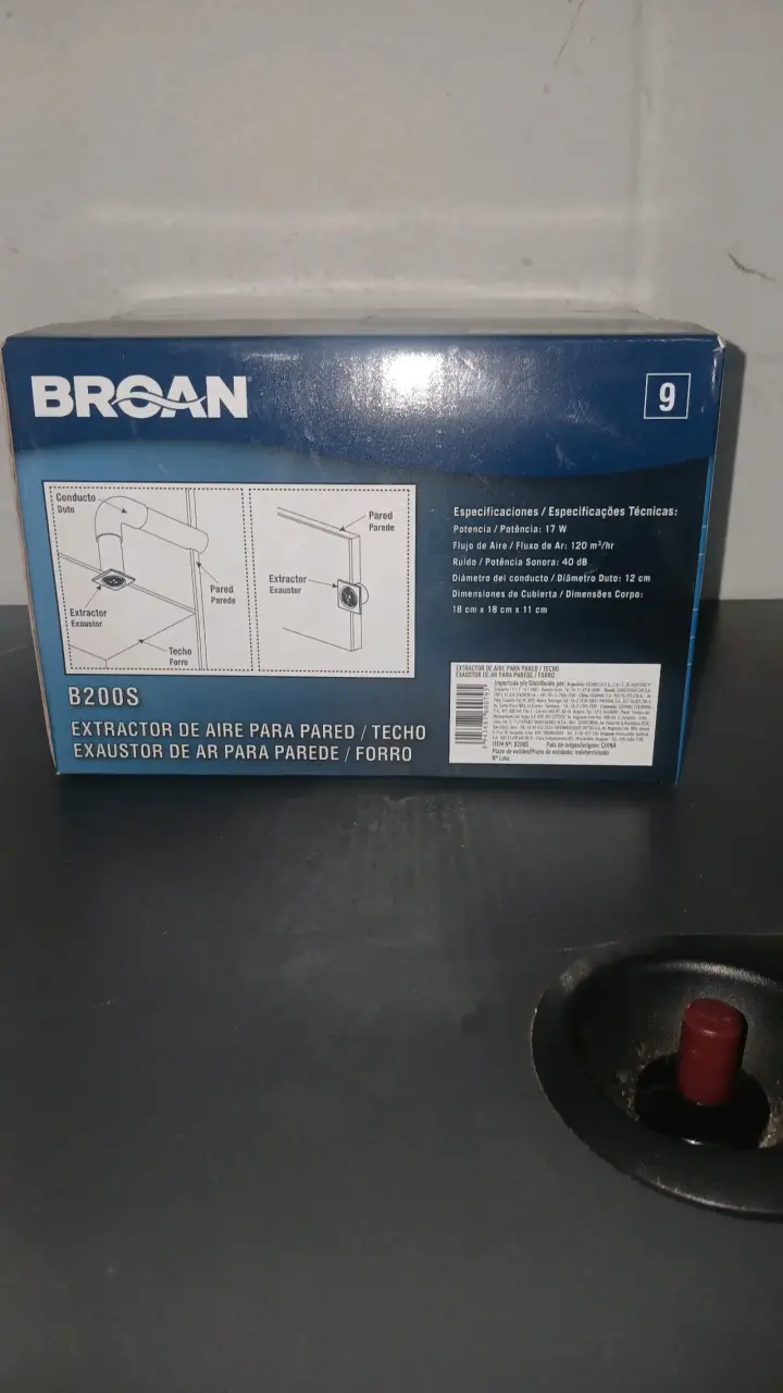 Extractor de aire Broan B200S 17w - 4