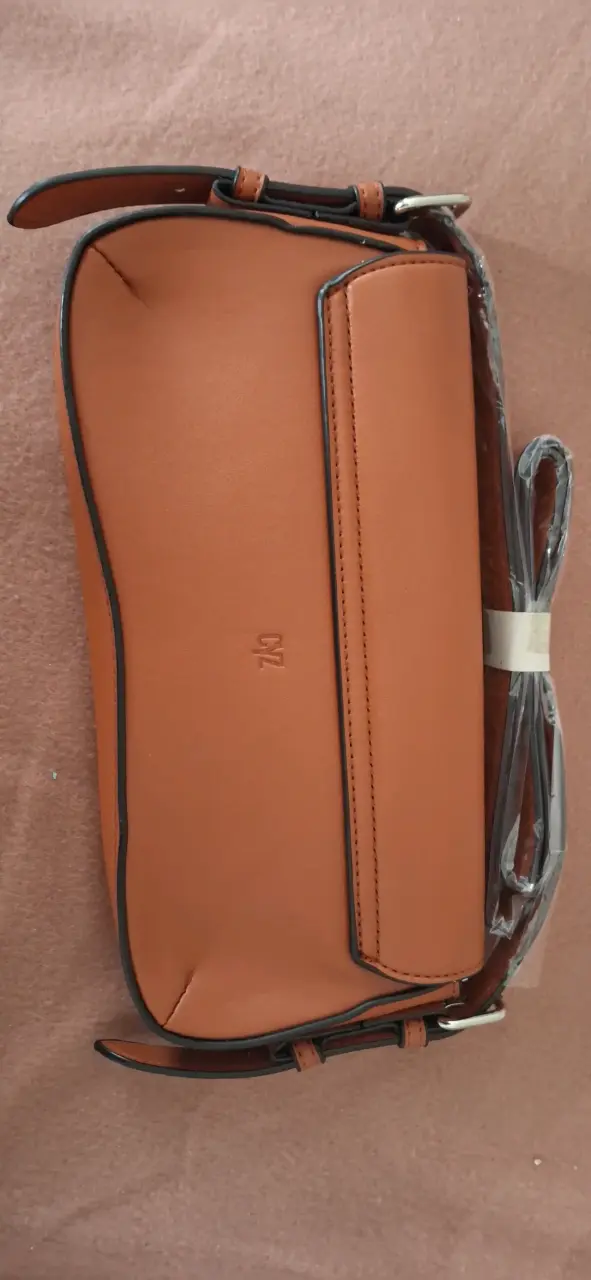 Cartera naranja de cuero - 2