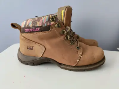 Botines CAT beige - miniatura 1
