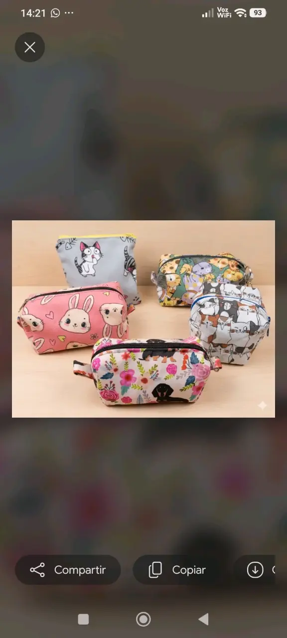 Set de Neceseres Estampados