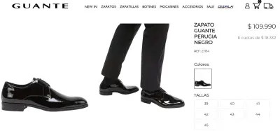 Zapatos de charol negros Guante - miniatura 3