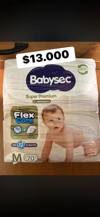 Pañales Babysec Premium Talla M - miniatura 2