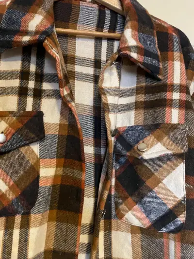Camisa leñadora a cuadros - miniatura 3
