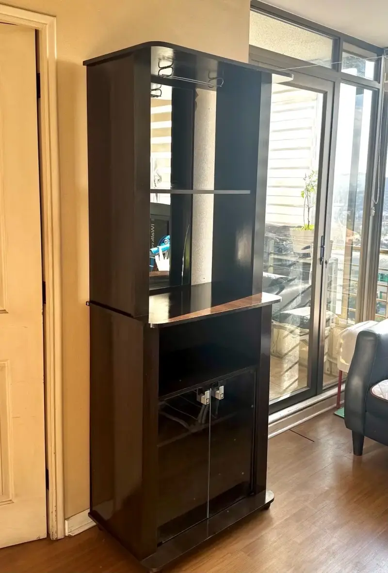 Mueble con espejo color negro - 2