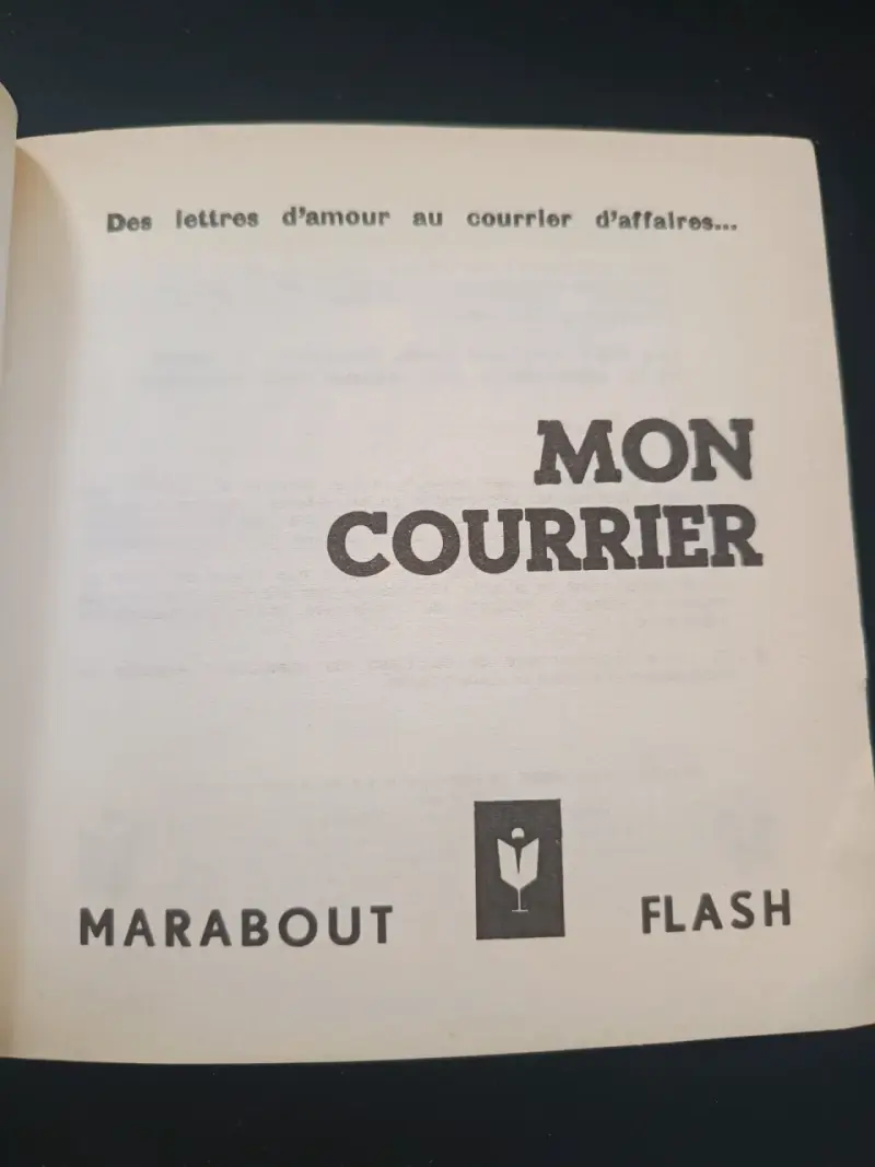 Libro 'Mon Courrier' usado - 4