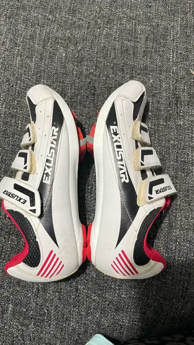 Zapatillas ciclismo Exustar blancas - miniatura 3