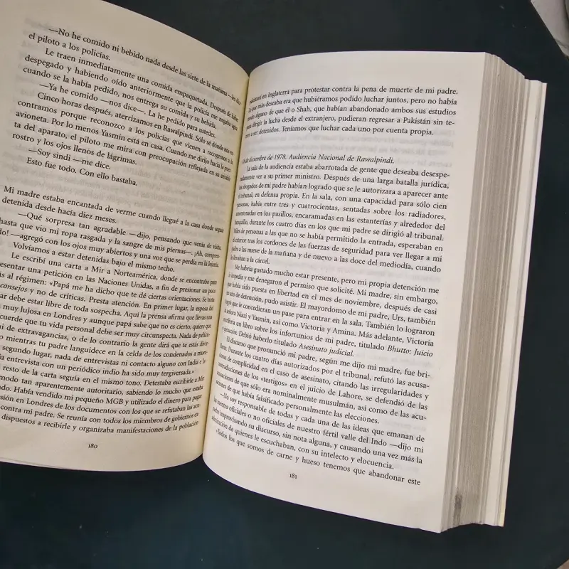 Libro Hija del destino Benazir Bhutto - 5