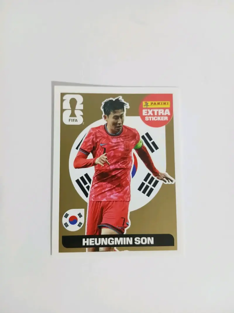 Lámina Panini Heungmin Son 2026 oro - 3