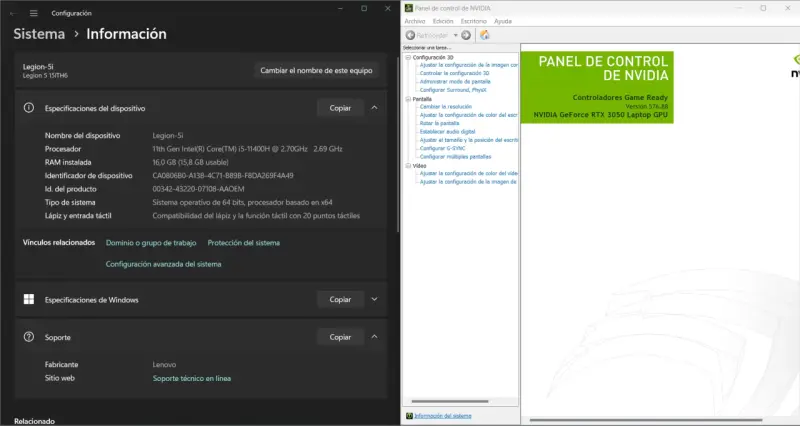 Laptop Lenovo Legion 5i - 2