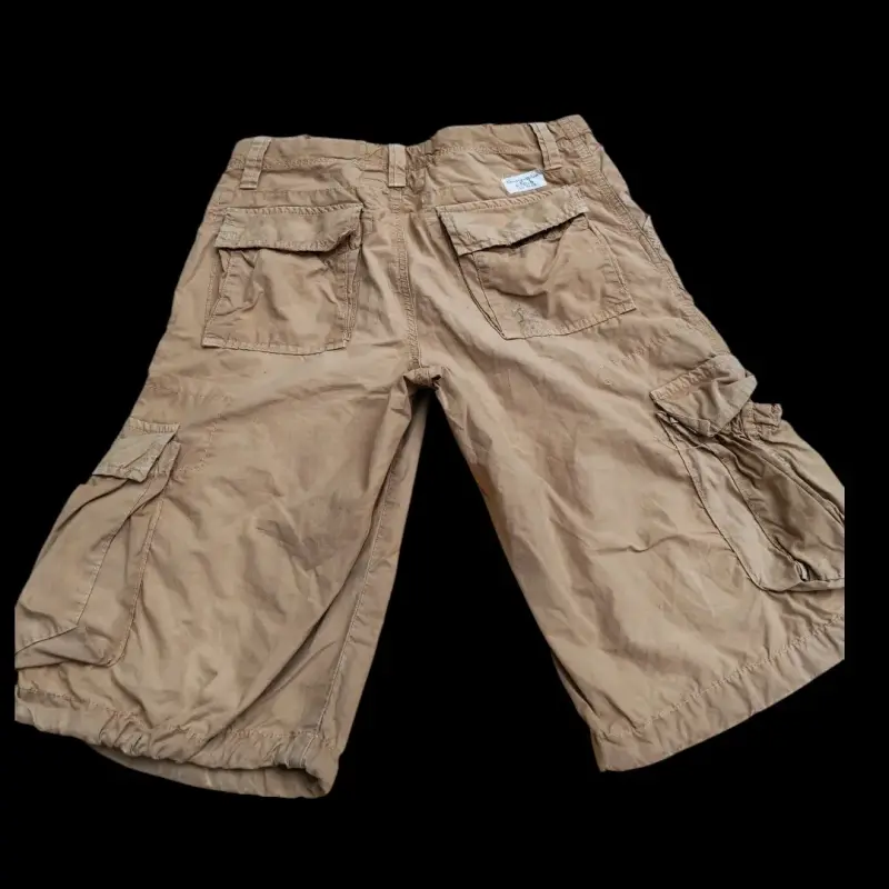 Bermudas cargo beige para hombre - 2