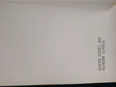 Libro '20 Héroes de Chez Nous' 1940-1964 - miniatura 2